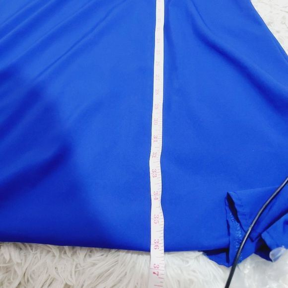 Mommy & me matching holiday blue pom pom dresse 4t & large - Picture 12 of 16